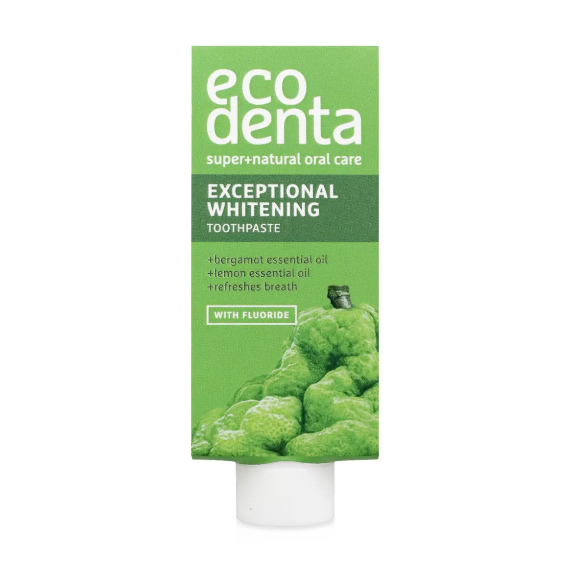 Ecodenta зубна паста відбілювання з бергамотом та лимоном Expert line