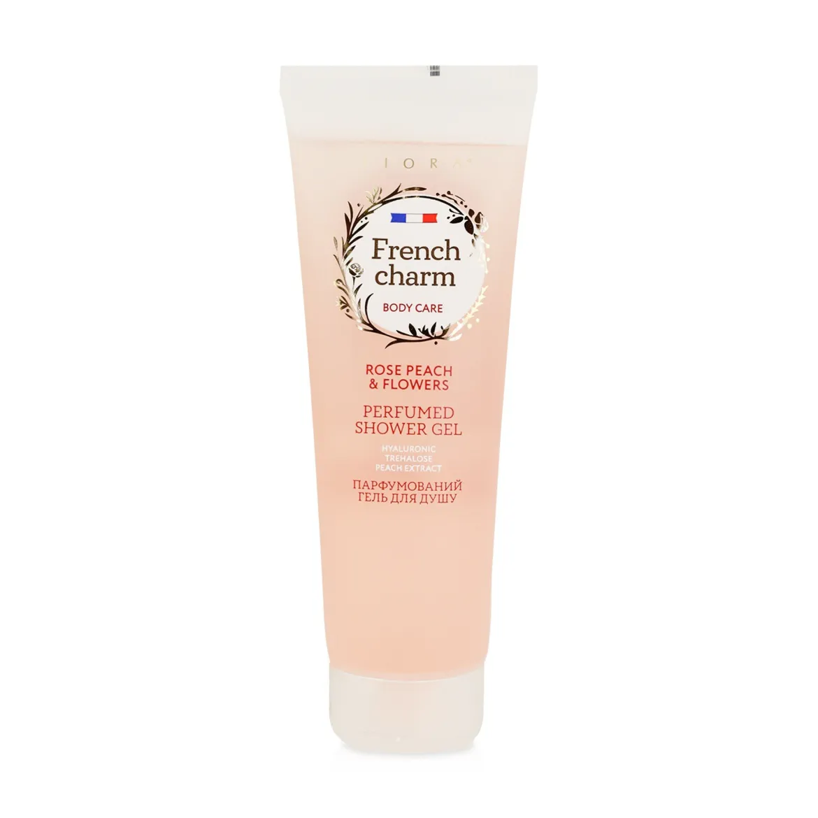 Liora French charm гель для душу парфумований rose peach &amp; flowers 260мл