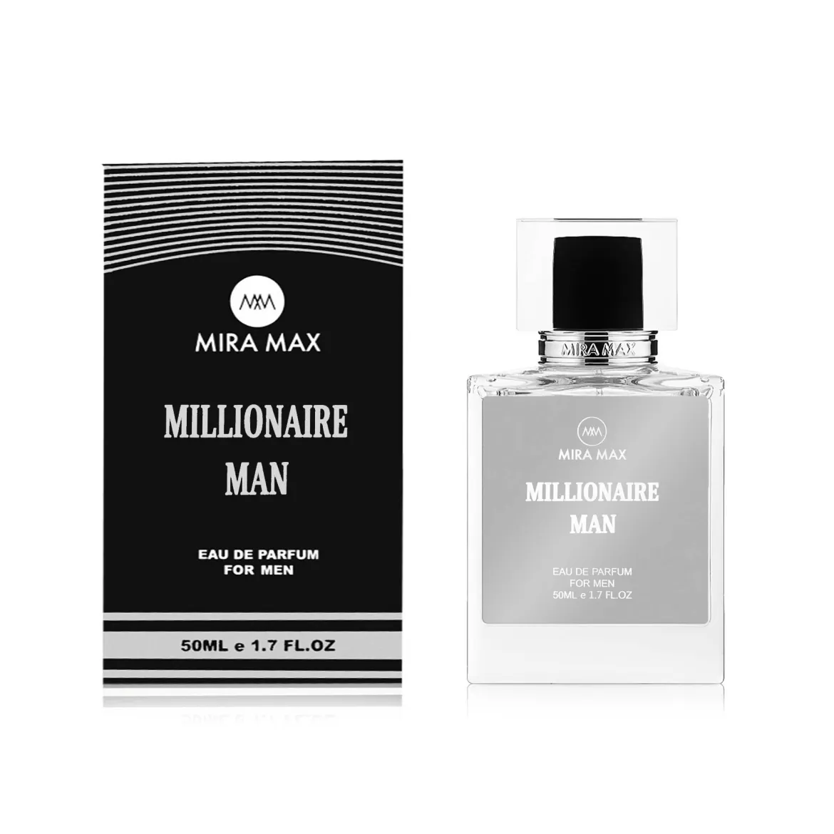 MiraMax парфумована вода для чоловіків Millionaire Man vs Paco Rabanne 1 Million 50мл — Photo 1
