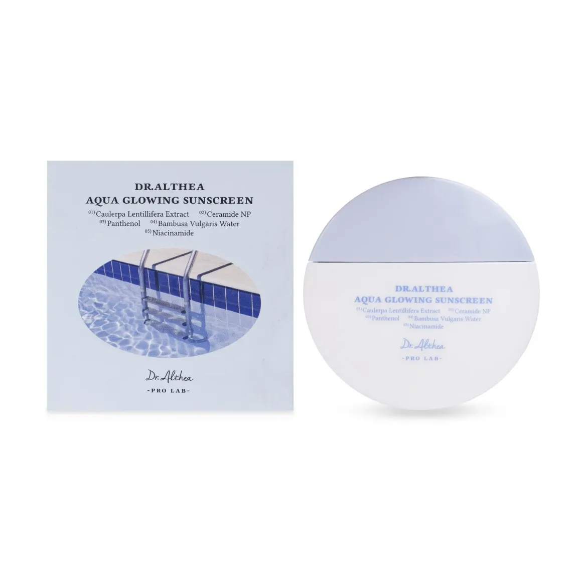 Dr.Althea Aqua Glowing сонцезахисний крем для обличчя SPF50 45мл
