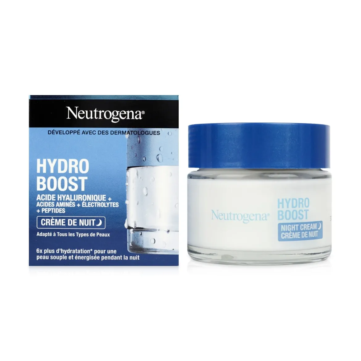 Neutrogena Hydro Boost крем нічний зволожуючий 50мл