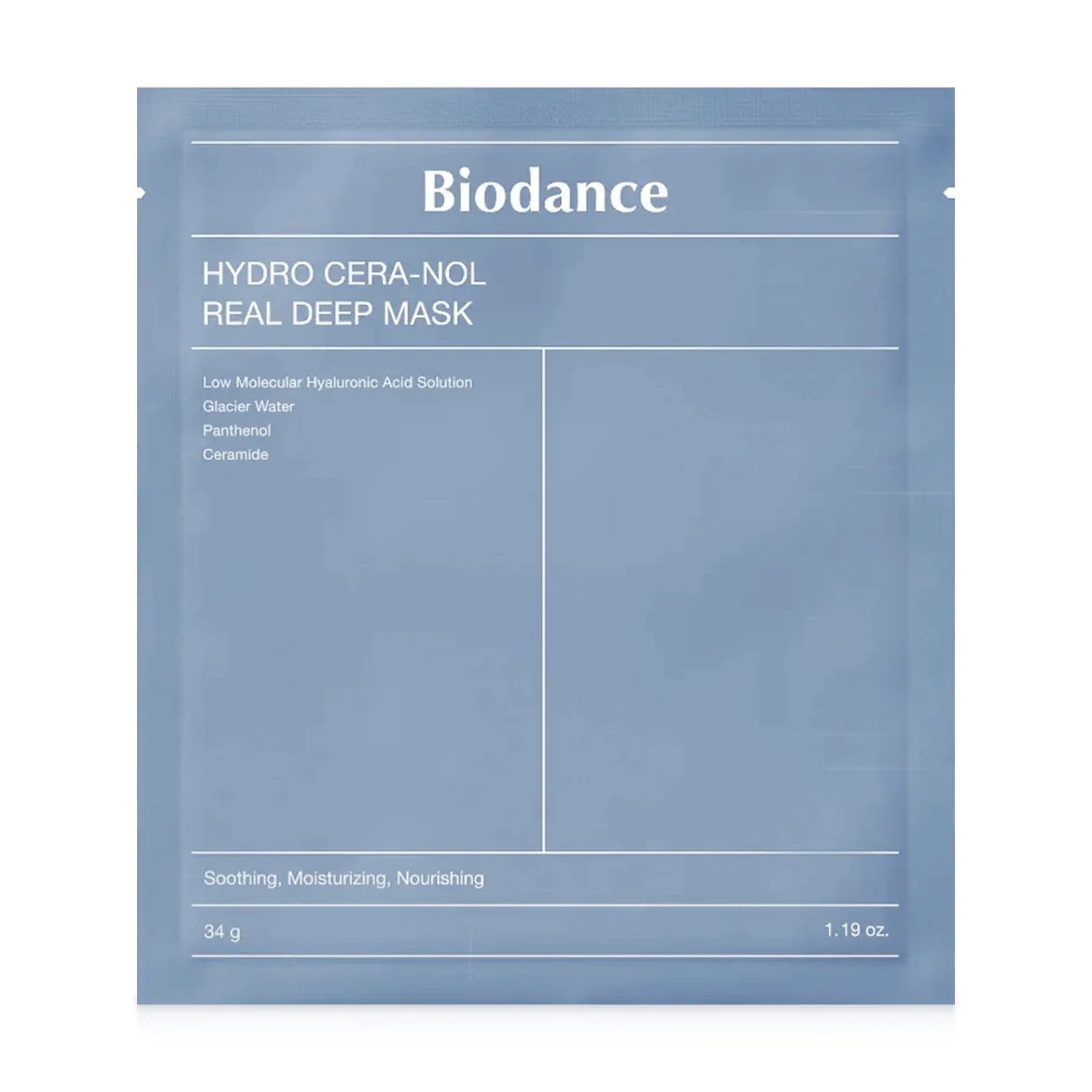 Biodance маска гідрогелева глибокозволожувальна Hydro Cera-Nol 34г