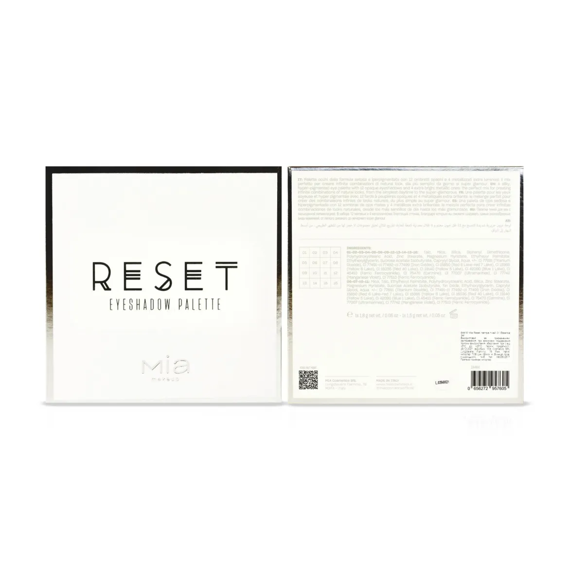 Mia Reset палітра тіней 01 Essential 24г — Photo 4