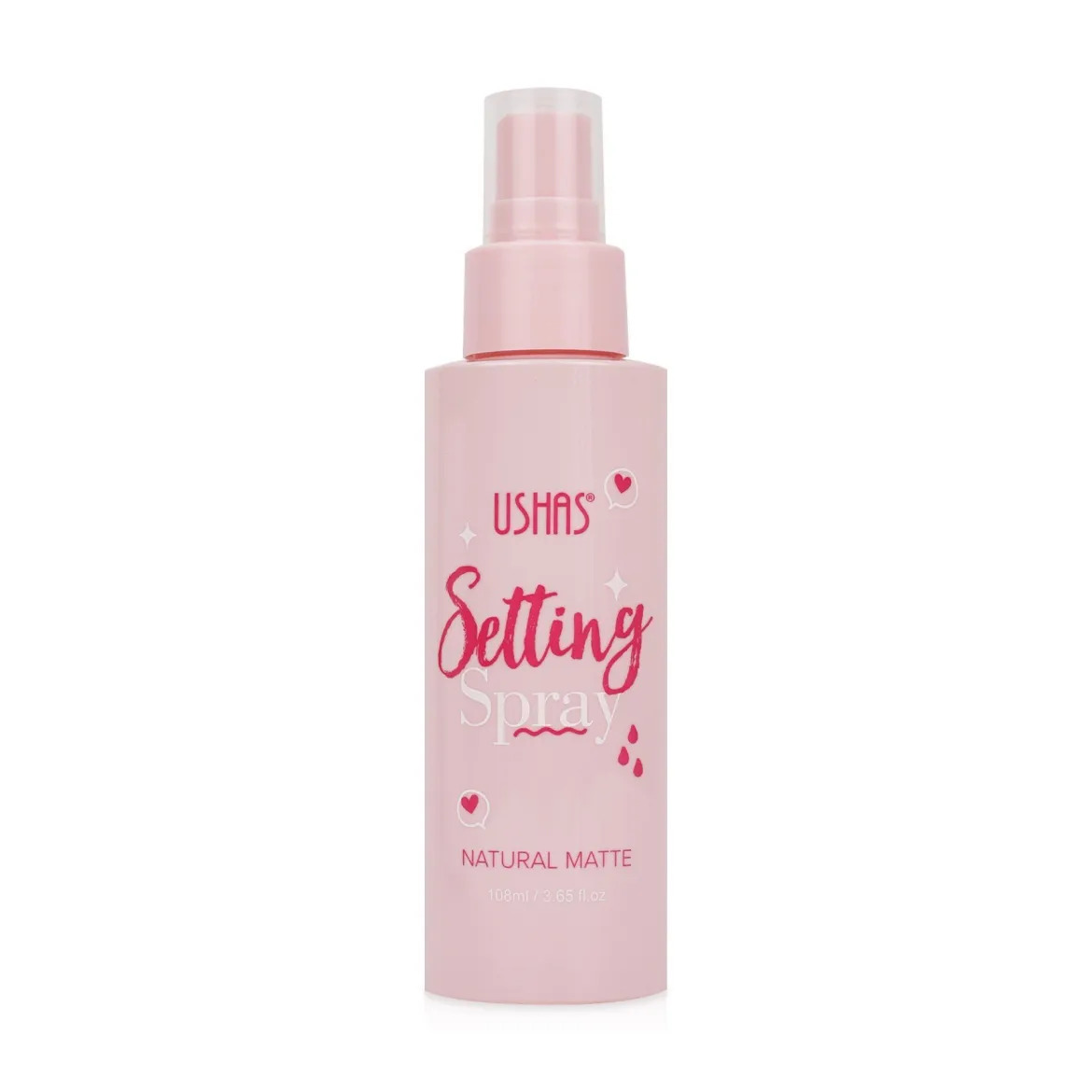 Ushas фіксатор макіяжу матуючий Setting Spray 108мл