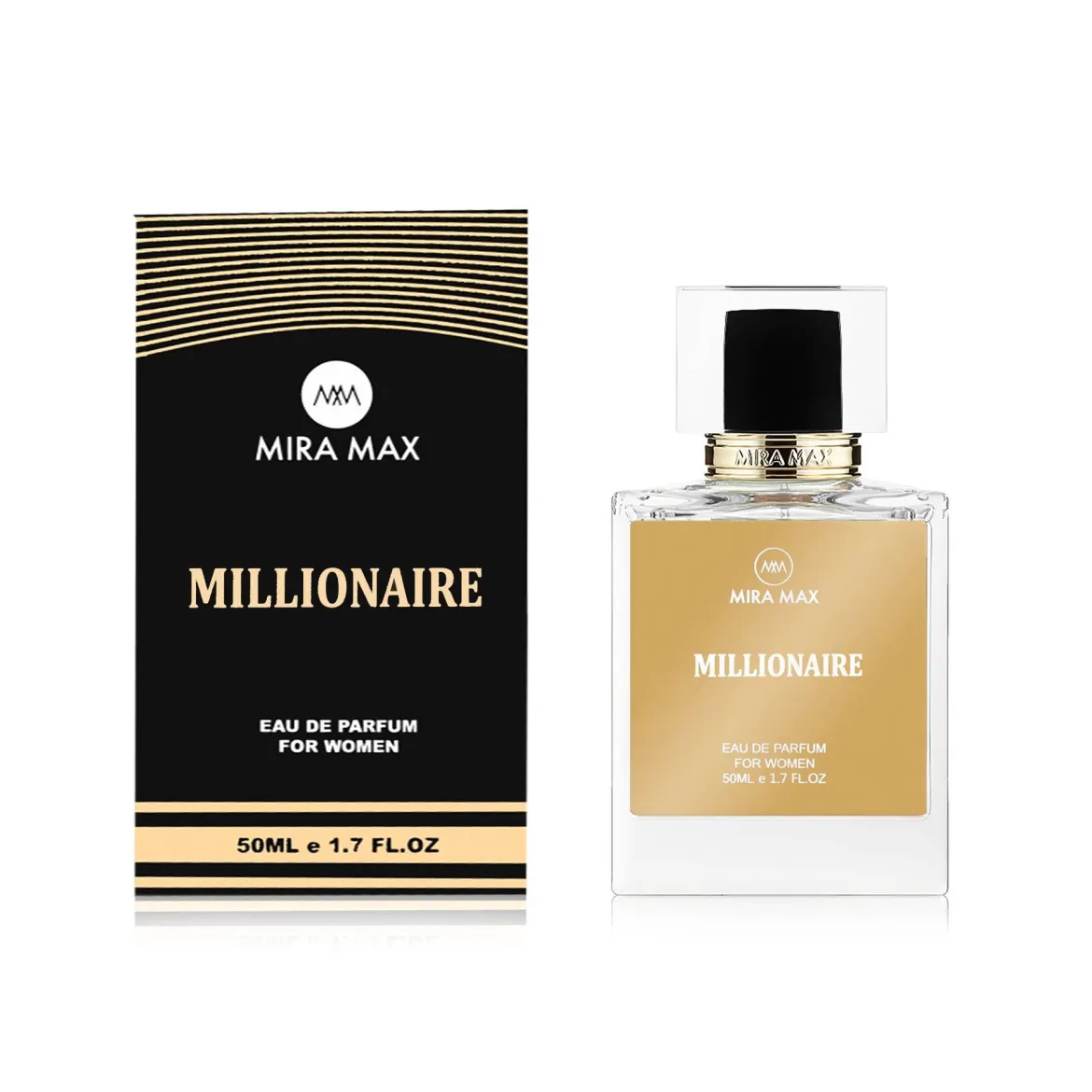 MiraMax парфумована вода для жінок Millionaire vs Paco Rabanne Lady Million 50мл — Photo 1