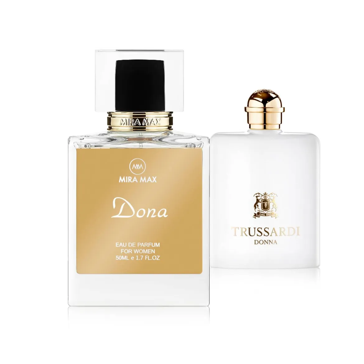 MiraMax парфумована вода для жінок Dona vs Trussardi Donna 50мл