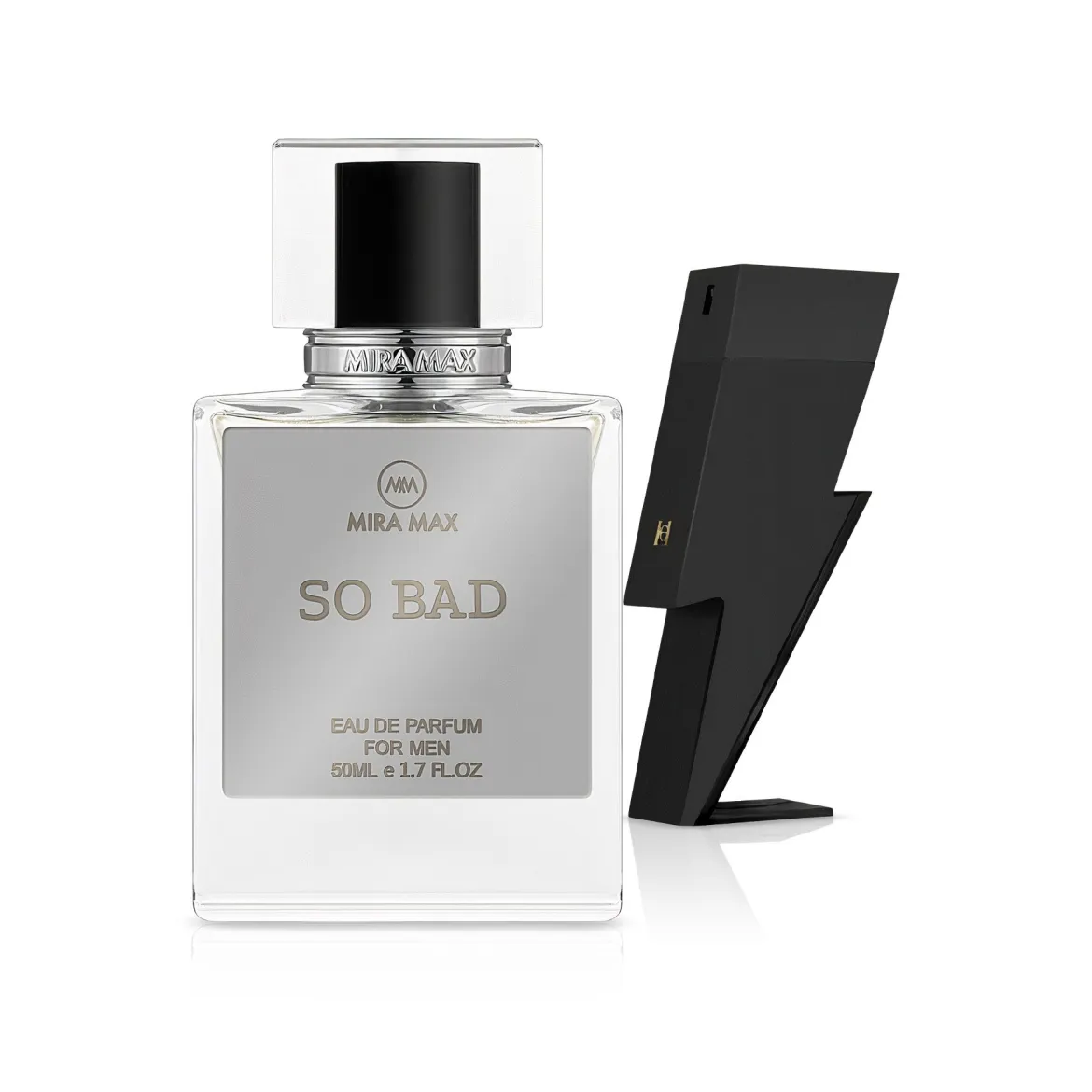 MiraMax парфумована вода для чоловіків So Bad vs Carolina Herrera Bad Boy 50мл