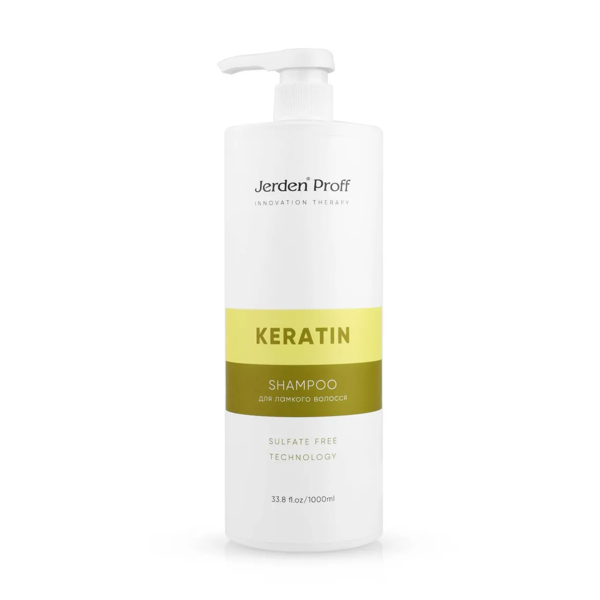 Jerden Proff шампунь безсульфатний з кератином 1л