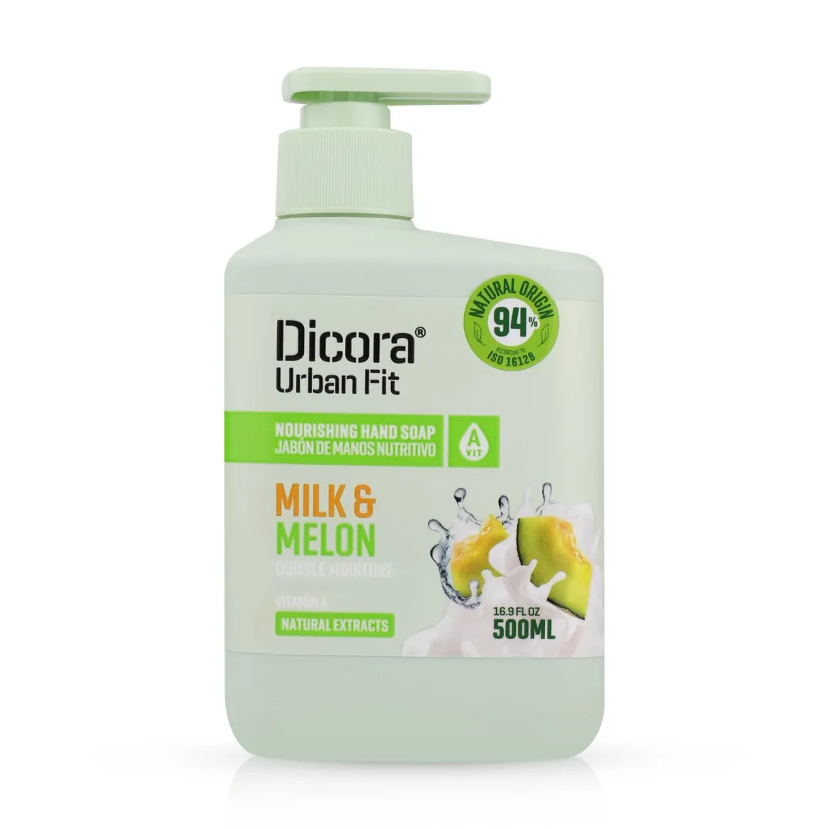 Dicora Urban Fit рідке мило Vit A Milk &amp; Melon зволоження 500мл