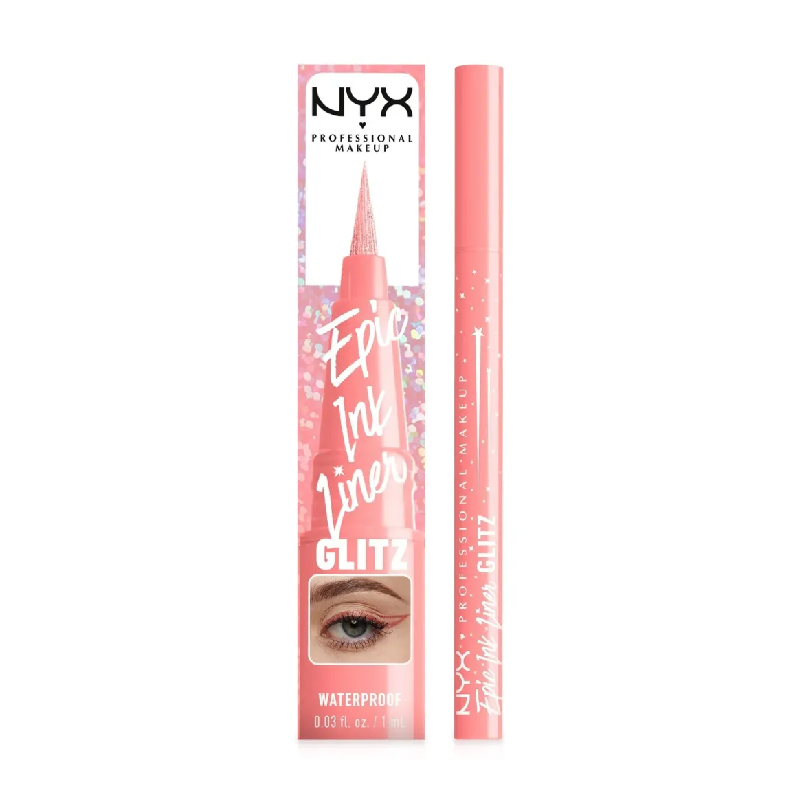 NYX Professional Makeup Epic Ink Glitz підводка - фломастер для очей водостійка