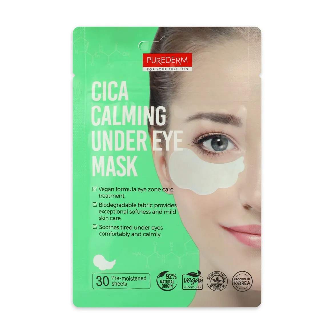 Purederm патчі для повік заспокійливі Cica 30г 30 шт.