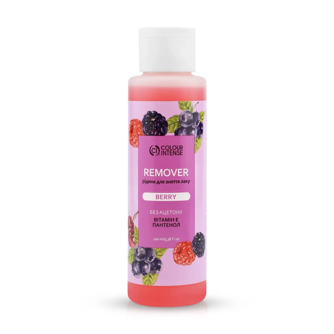 Colour Intense змивка лаку без ацетону Ягідна 100мл