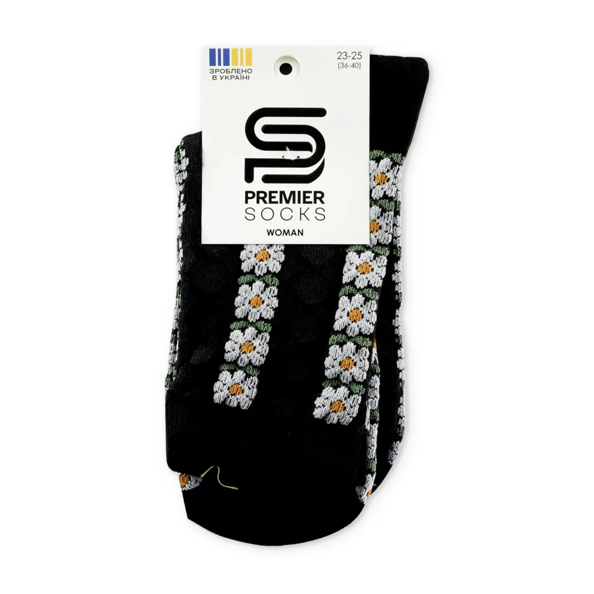 Premier Socks шкарпетки жіночі високі 14В35/13А ажурні з квітами