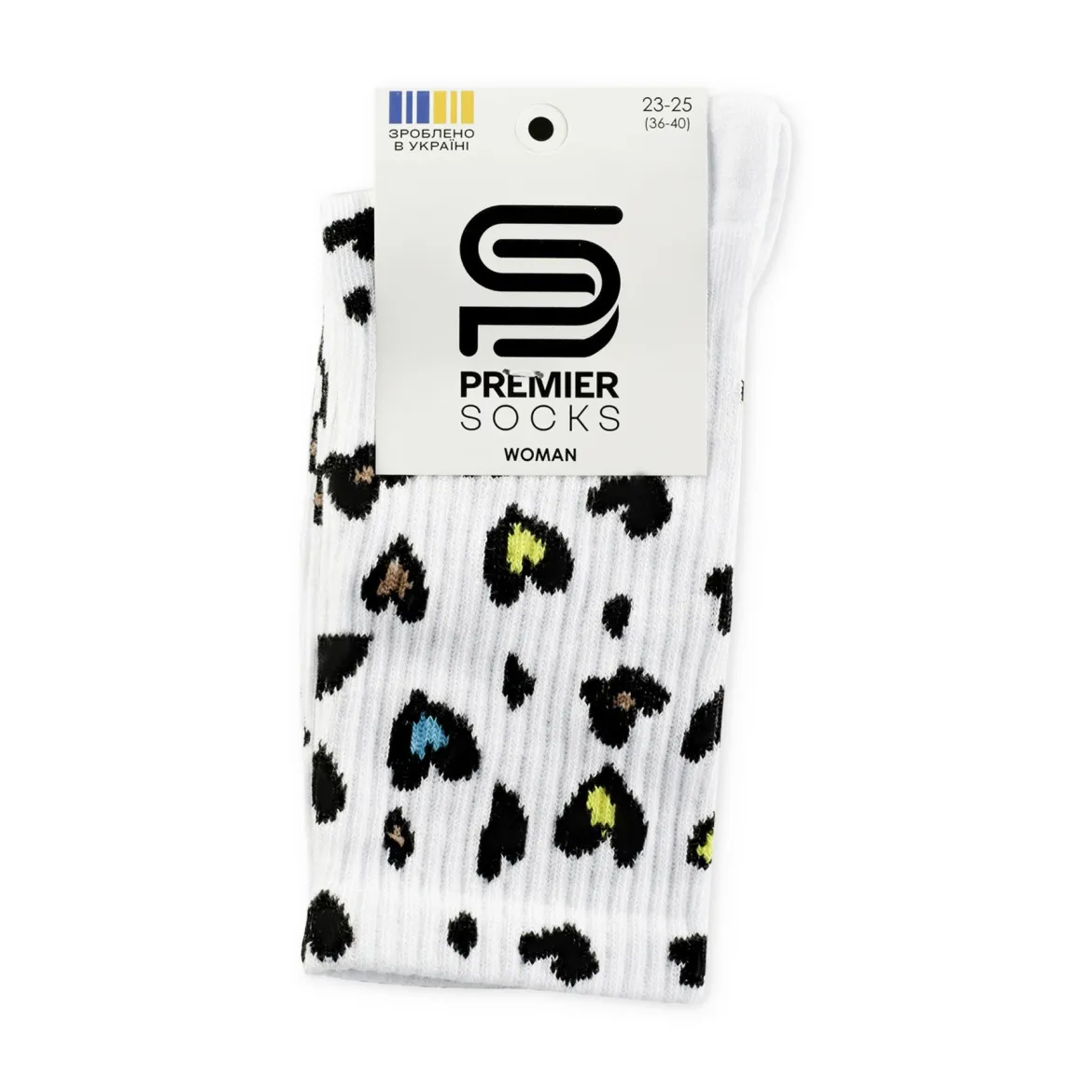 Premier Socks шкарпетки жіночі високі 17В35/13 леопард принт