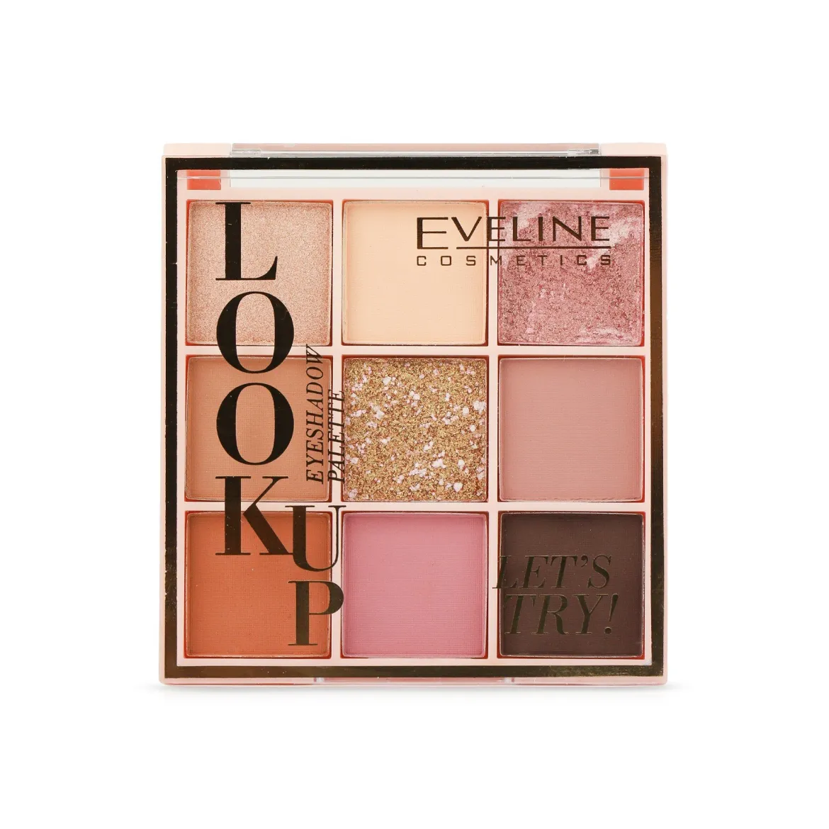 Eveline Cosmetics Look Up палітра тіней Let's Try 10.8г