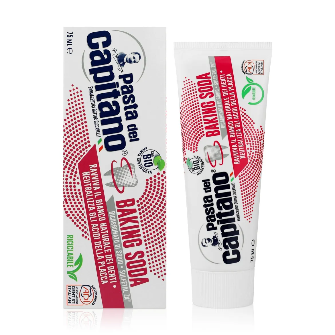 Pasta del Capitano зубна паста Baking Soda 75мл