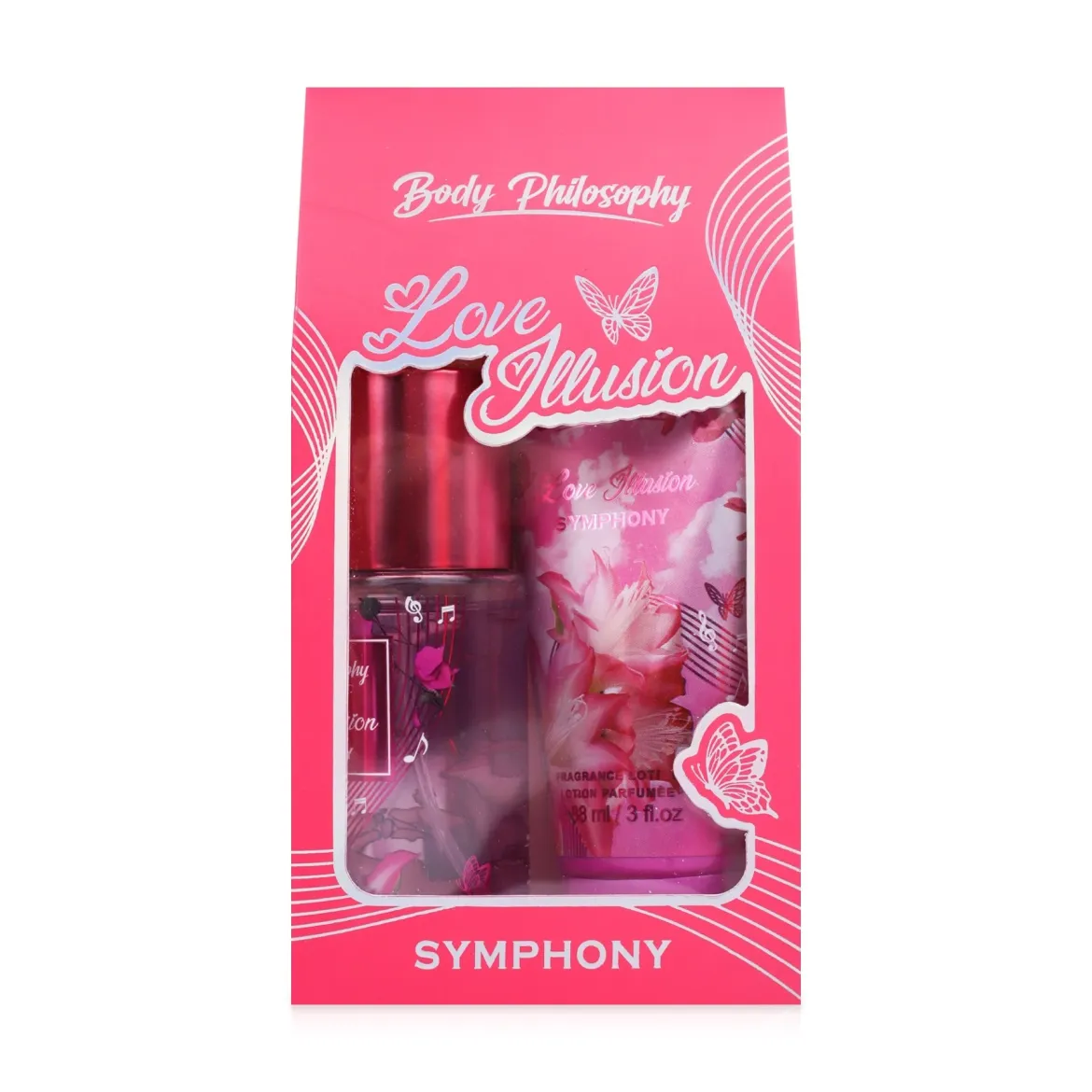 Body Philosophy парфумований набір Symphony Love Illusion (88мл+88мл)