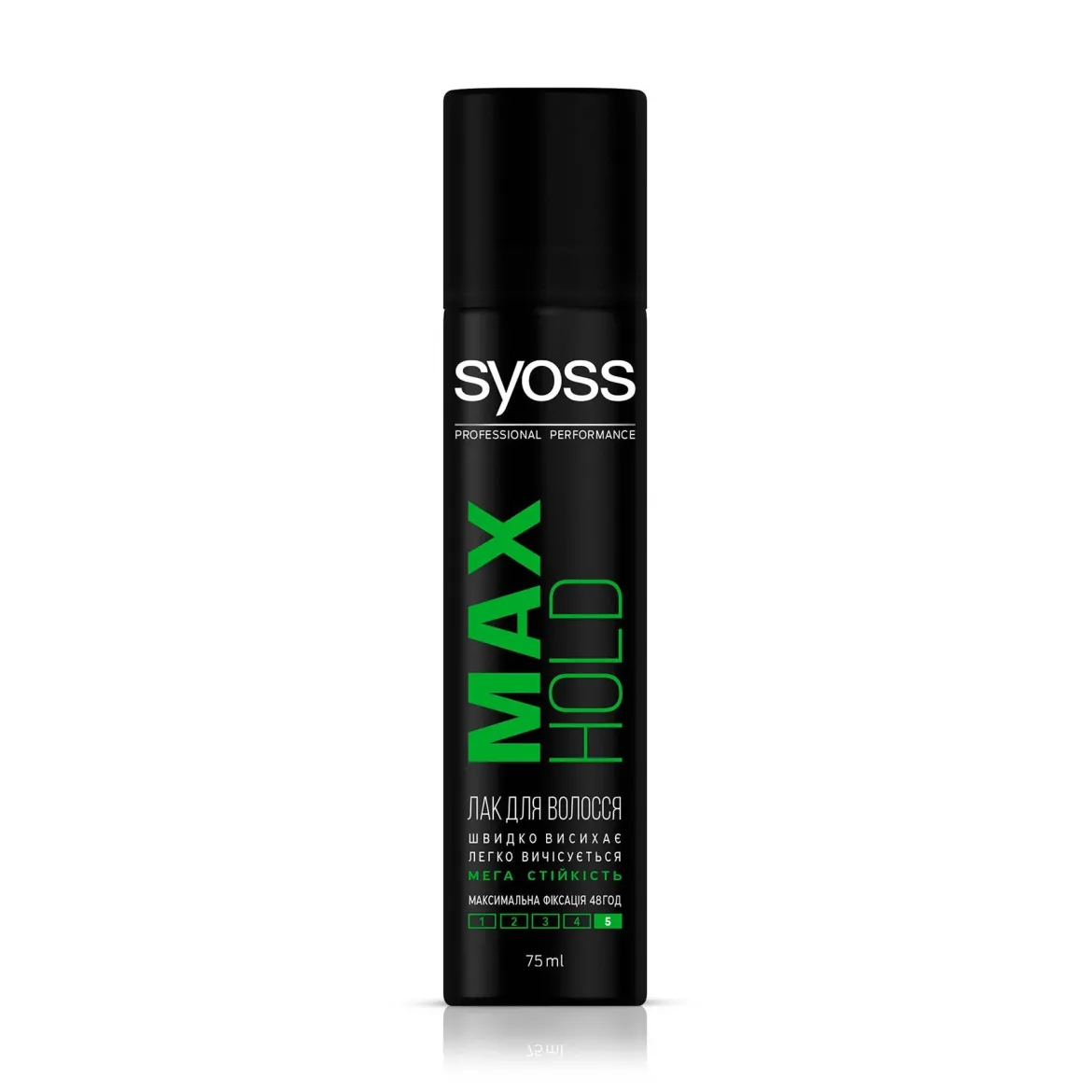 Syoss лак для волосся Max Hold фіксація 5
