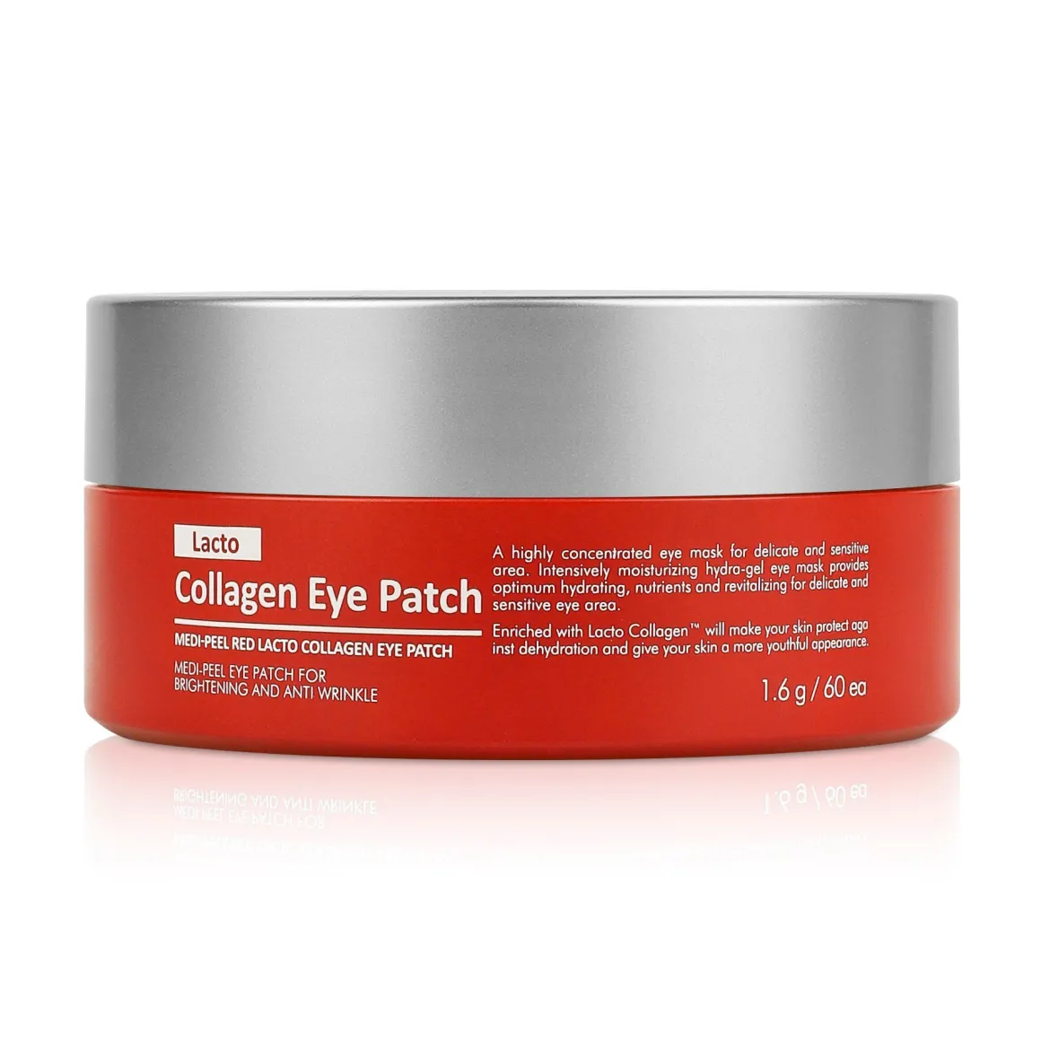 Medi-Peel Red Lacto Collagen патчі під очі з лактобактеріями 60 шт.