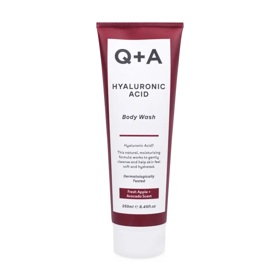 Q+A гель для душу очищуючий Hyaluronic Acid* 250мл