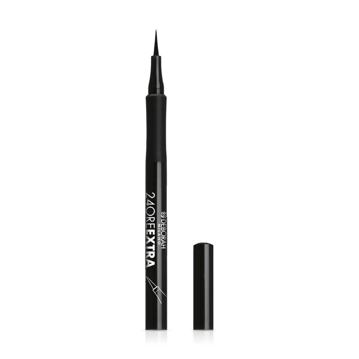 Deborah 24 Ore підводка - фломастер для очей Extra Mat black 1.5мм
