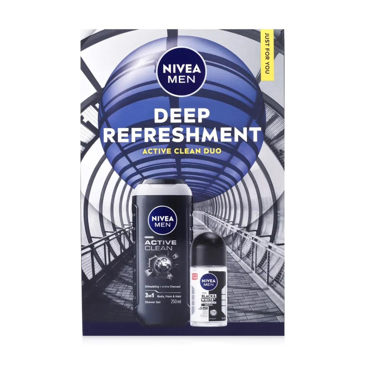 Nivea набір чоловічий Deep Refreshment