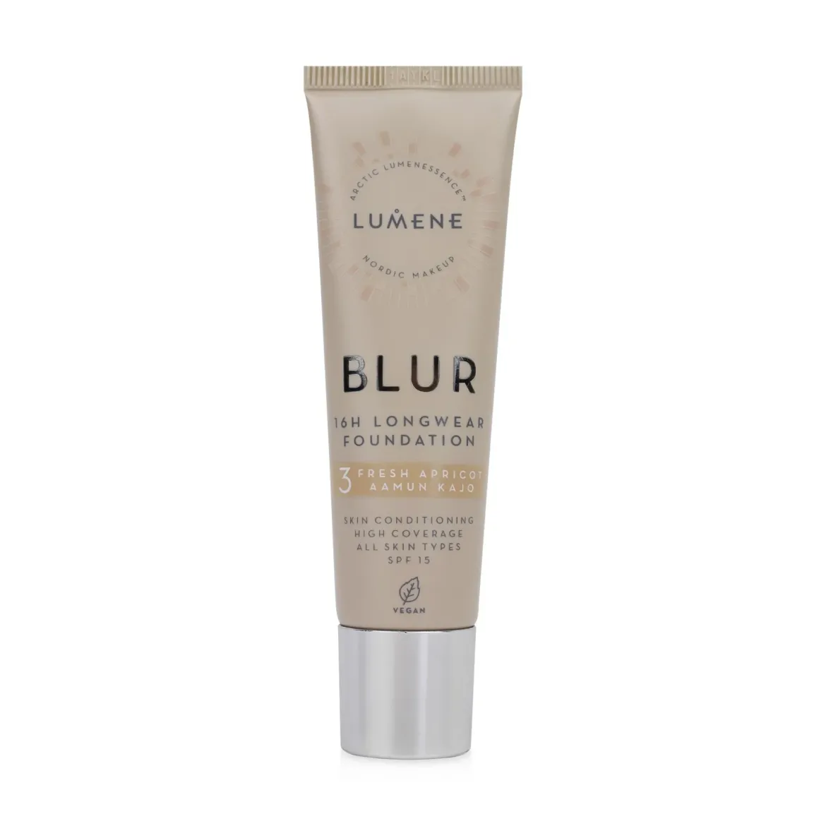 Lumene Blur тональна основа SPF 15 3 Fresh Apricot 30мл