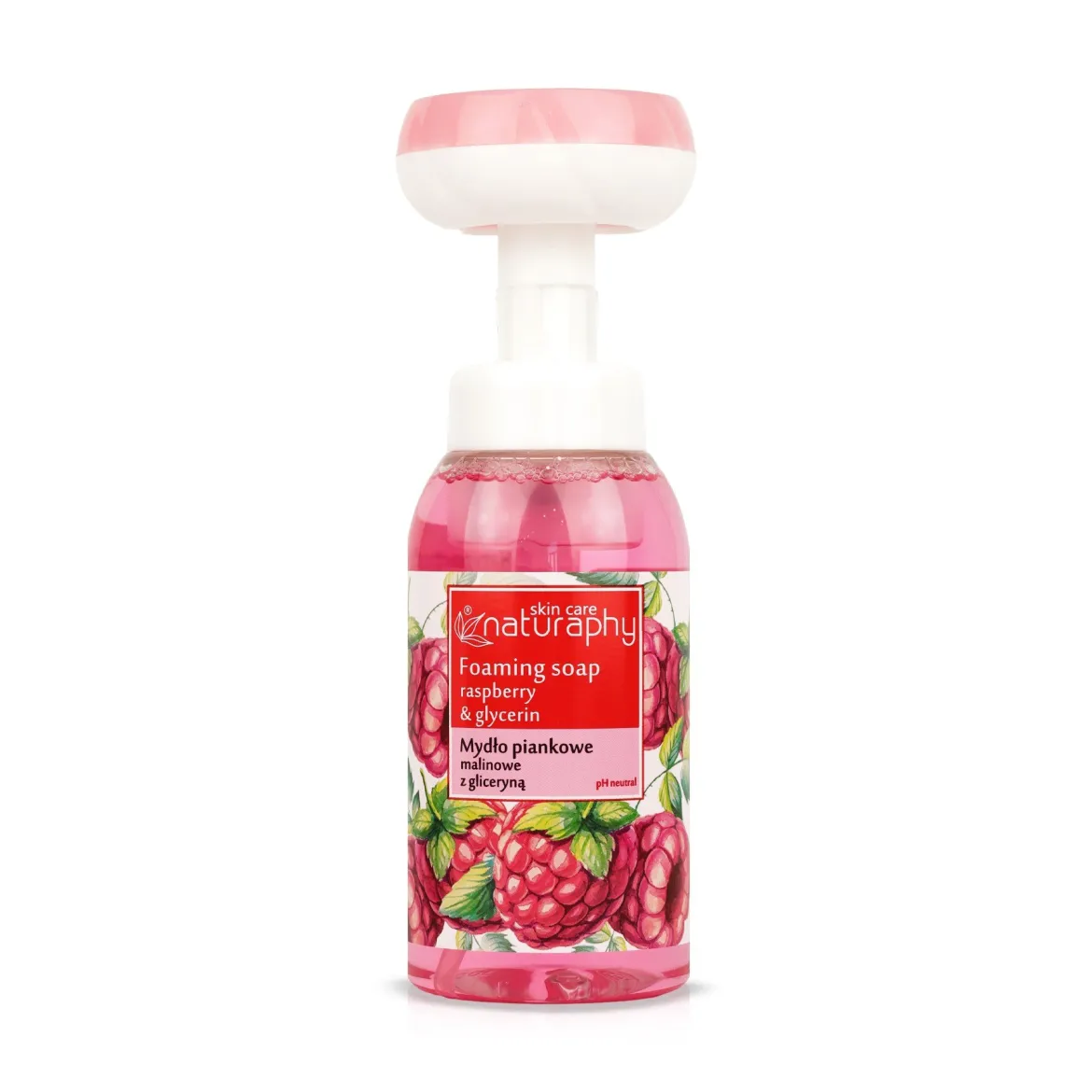 Naturaphy мило-піна Raspberry 300мл
