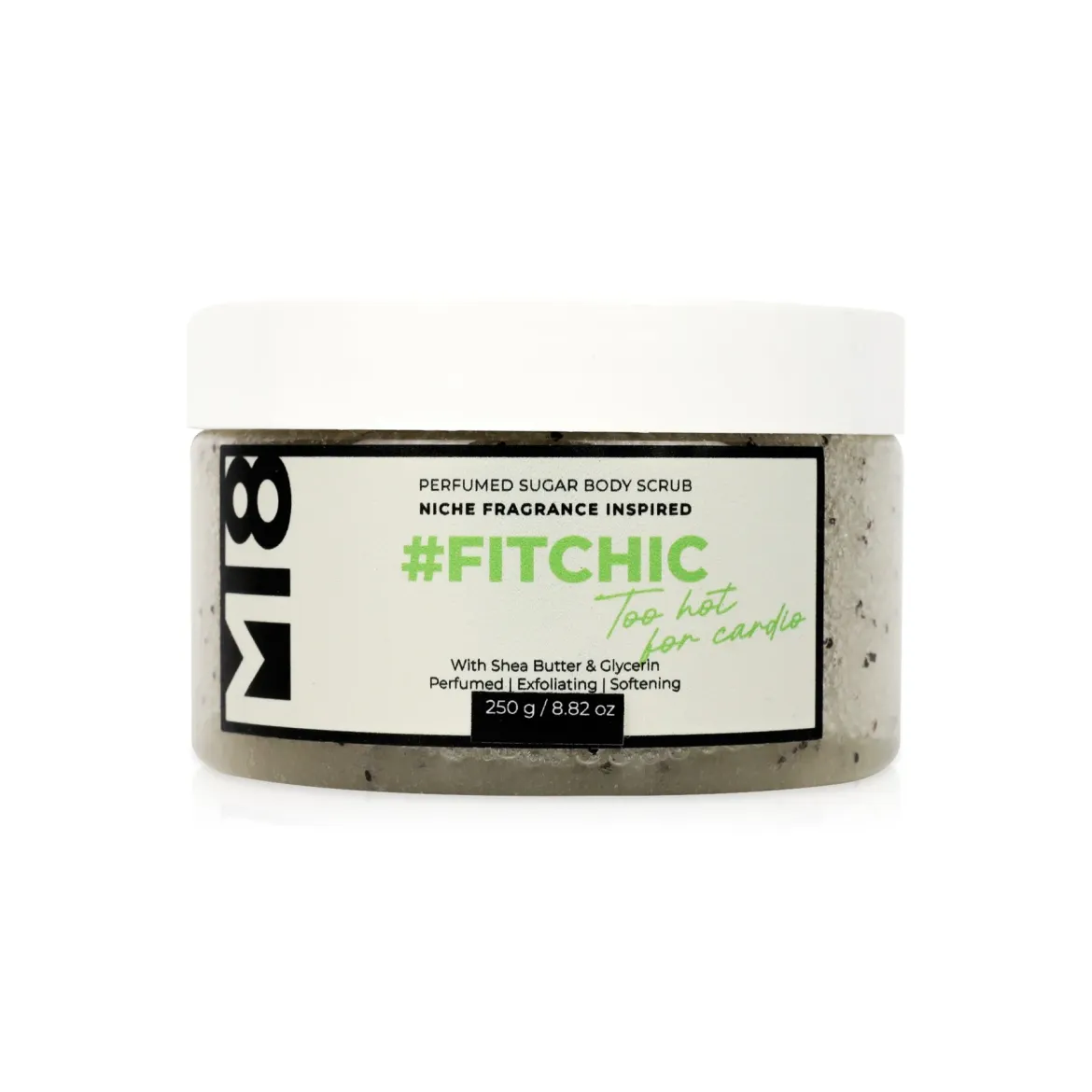М18 скраб для тіла цукровий парфумований #FITCHIC 250г