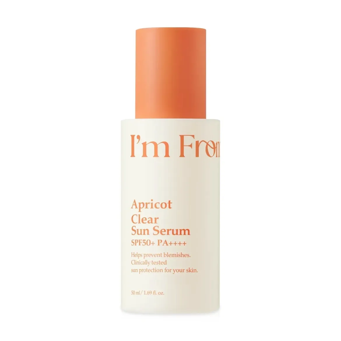 I`m From Apricot Clear сонцезахисна сироватка з екстрактом абрикоса SPF50 50мл