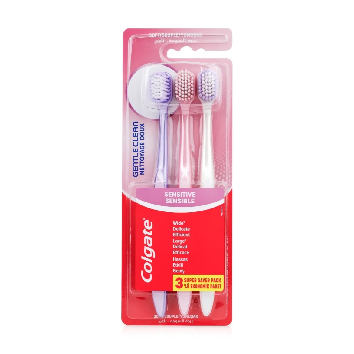 Colgate зубна щітка Gentle Clean 3 шт.