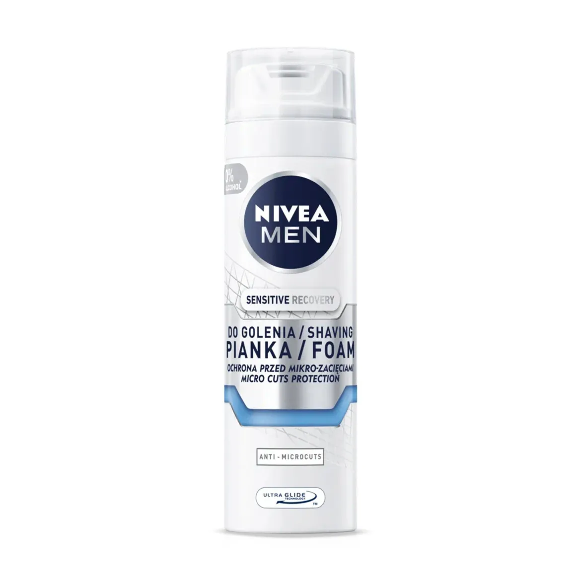 Nivea піна для гоління для чутливої шкіри відновлююча 200мл