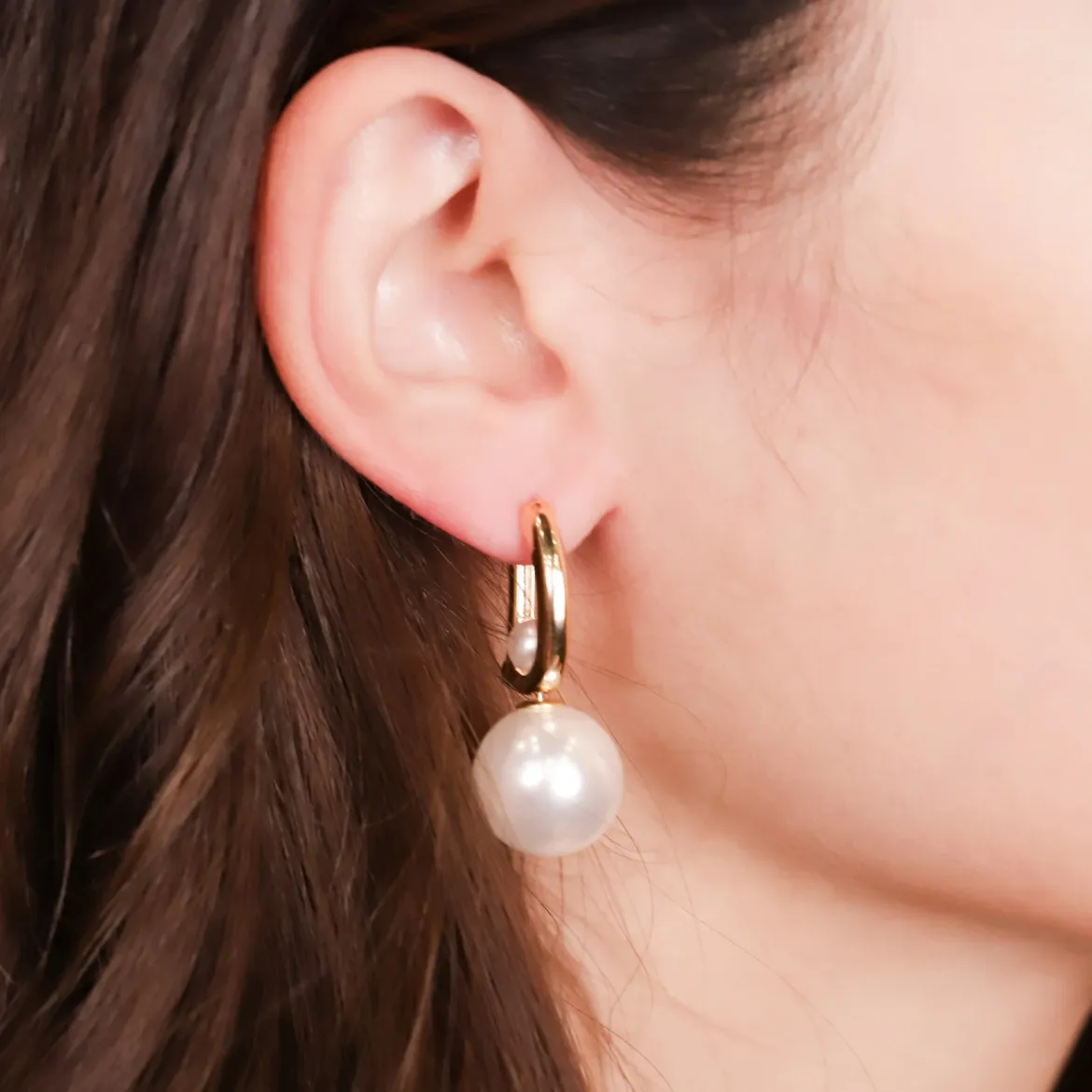 WOD Pearl сережки 5* №12 2в1 — Photo 1
