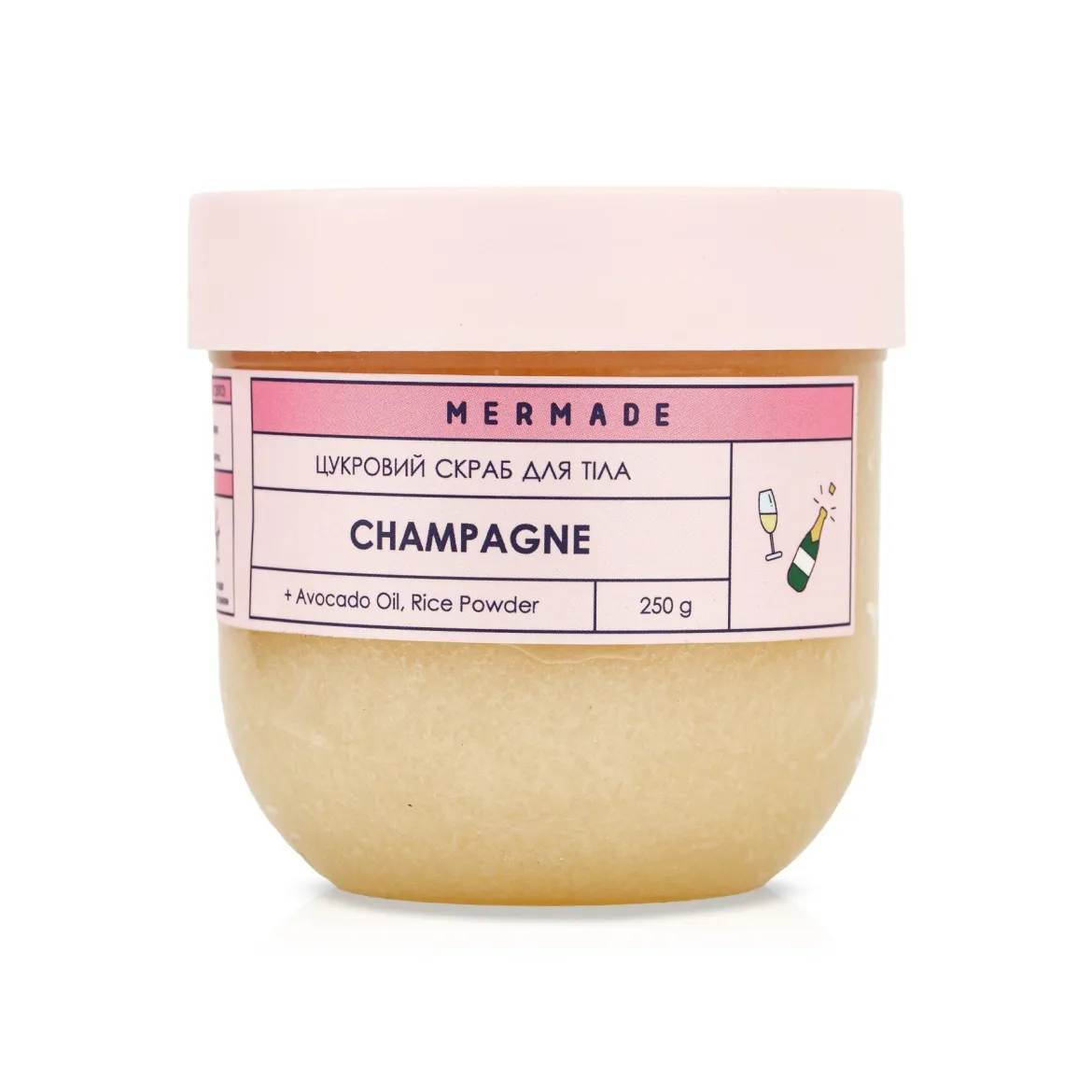 Mermade скраб для тіла цукровий Champagne 250мл