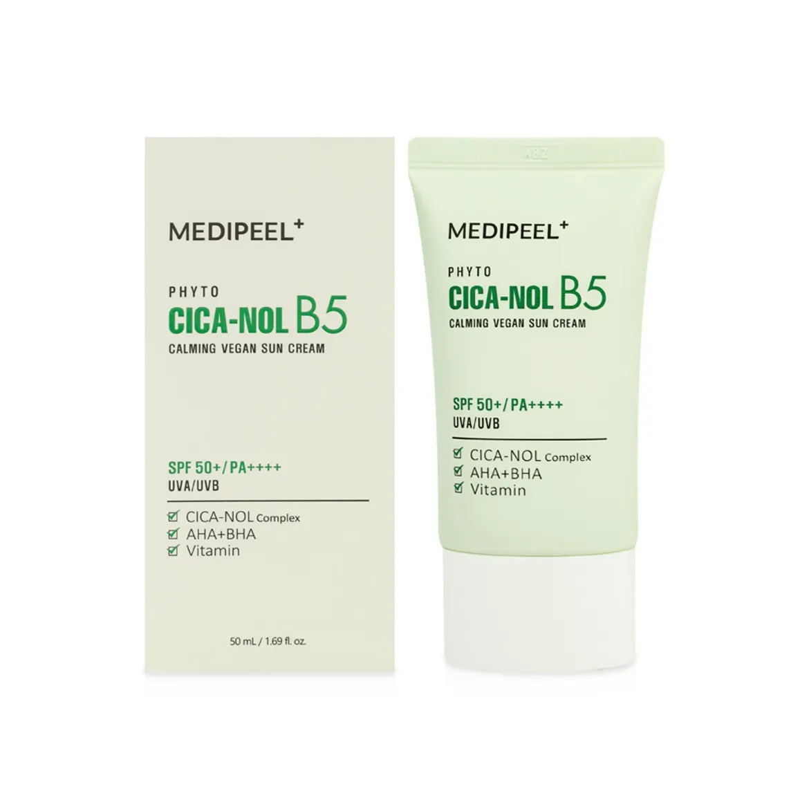 Medi-Peel Phyto Cica-Nol В5 сонцезахисний крем для обличчя _заспокійливий SPF50 50мл