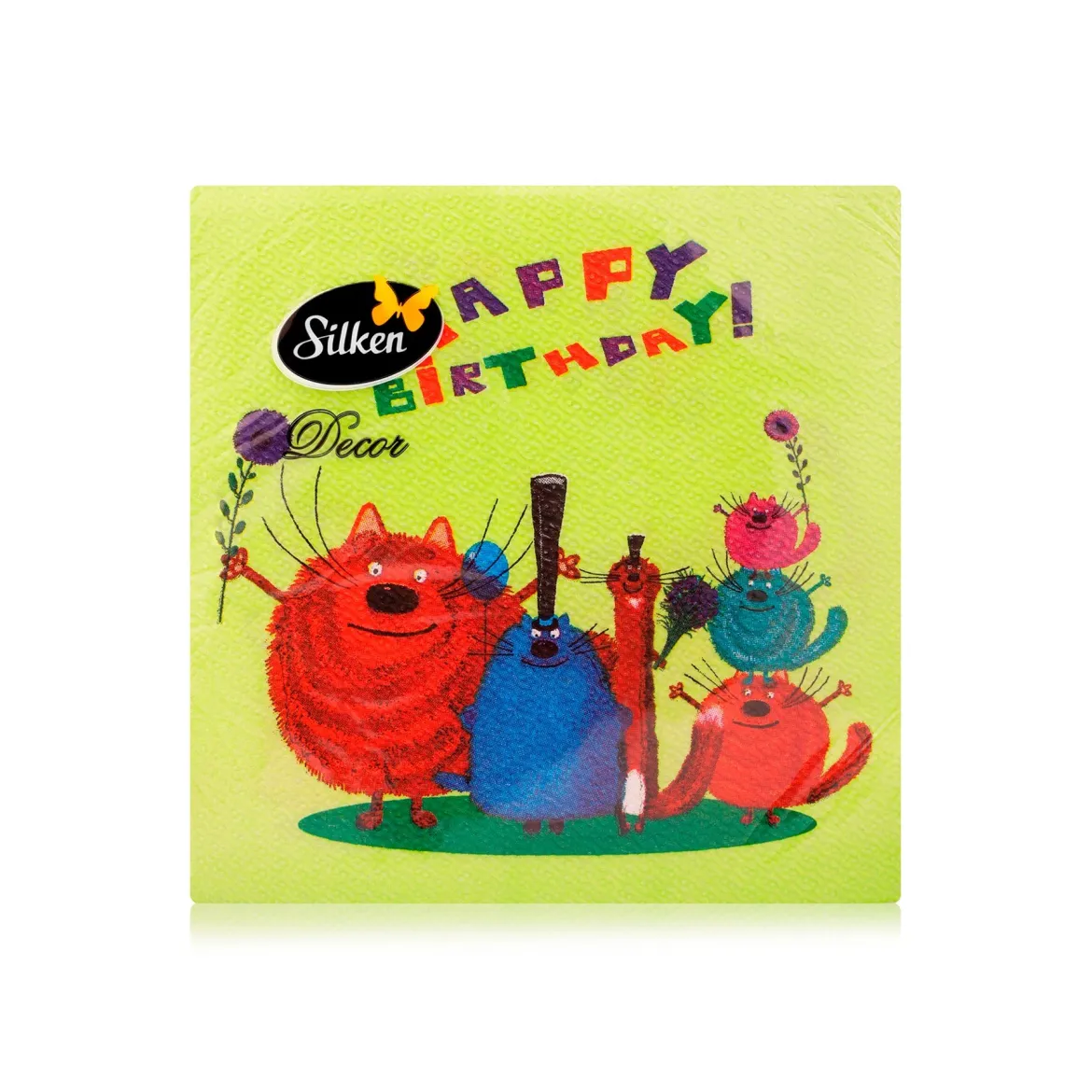 Silken серветки столові 2шари HAPPY BIRTHDAY 16 шт.