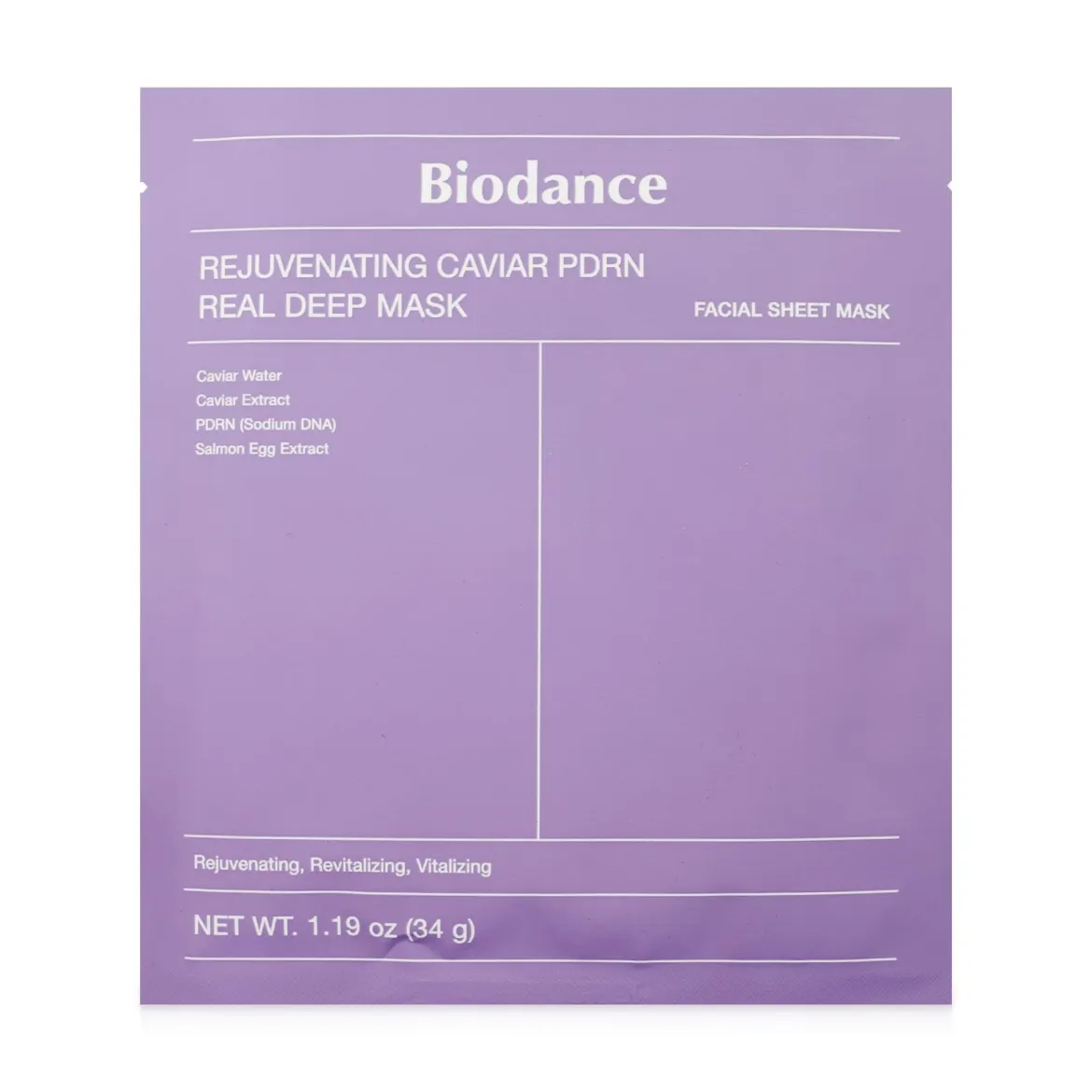 Biodance маска гідрогелева омолоджуюча з комплексом ікри і PDRN 34г
