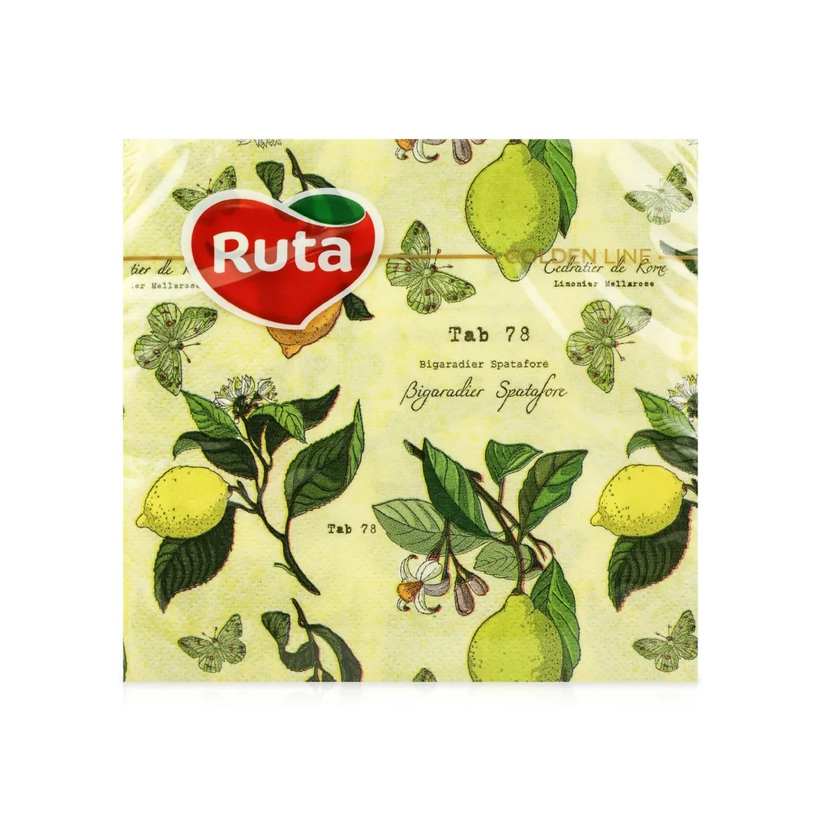 Ruta серветки столові 33*33см 2шари Кухня Мікс 20 шт.