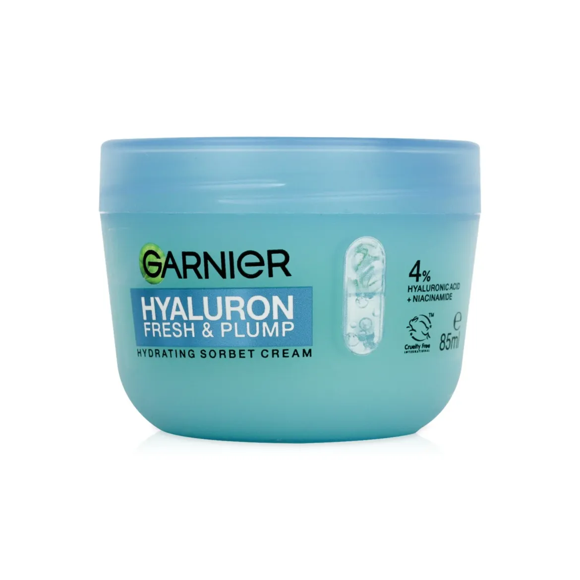 Garnier крем-сорбет з гіалуроновою кислотою для свіжості та пружності 85мл