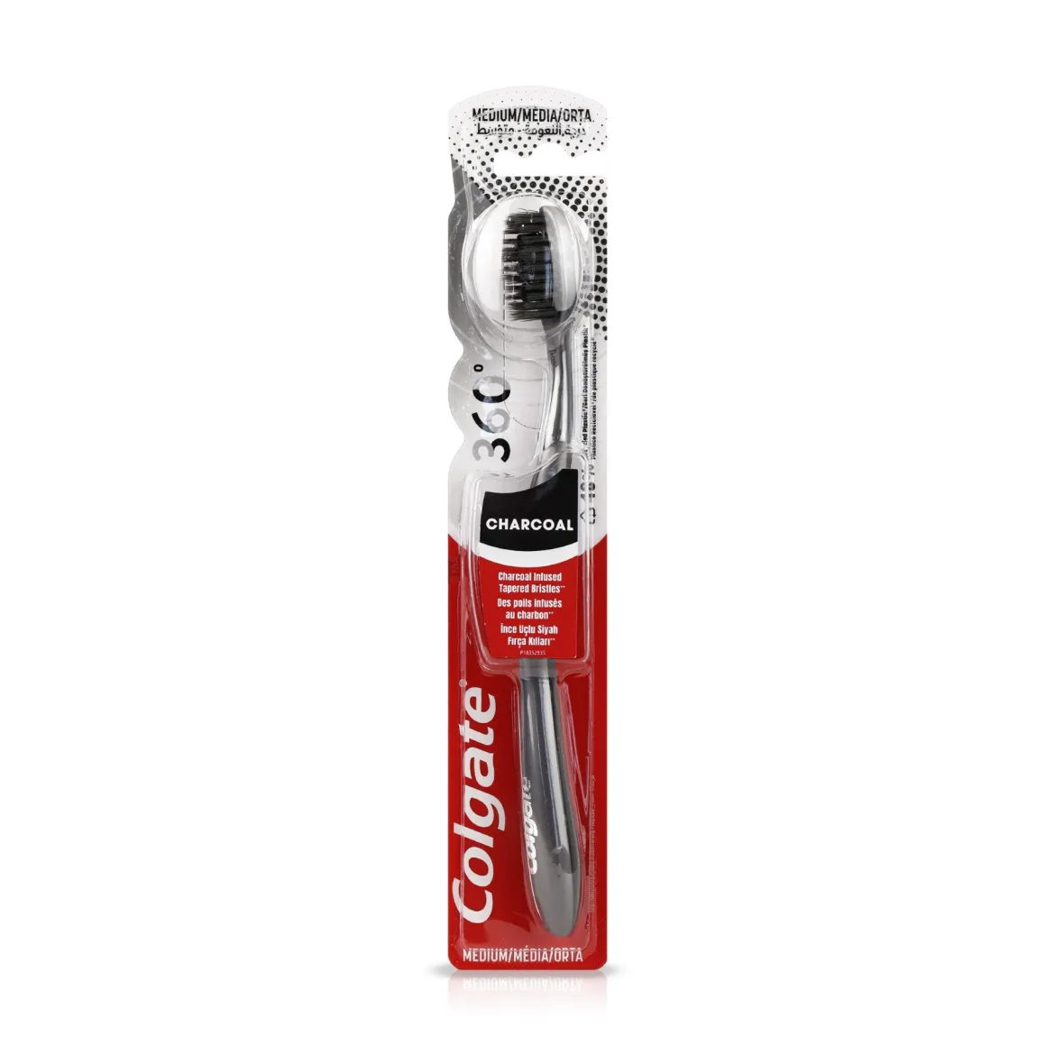 Colgate зубна щітка 360 Charbon black