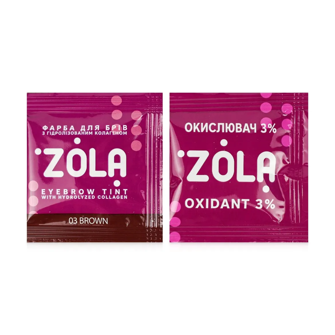 ZOLA Eyebrow Tint фарба для брів в саше — Фото 1
