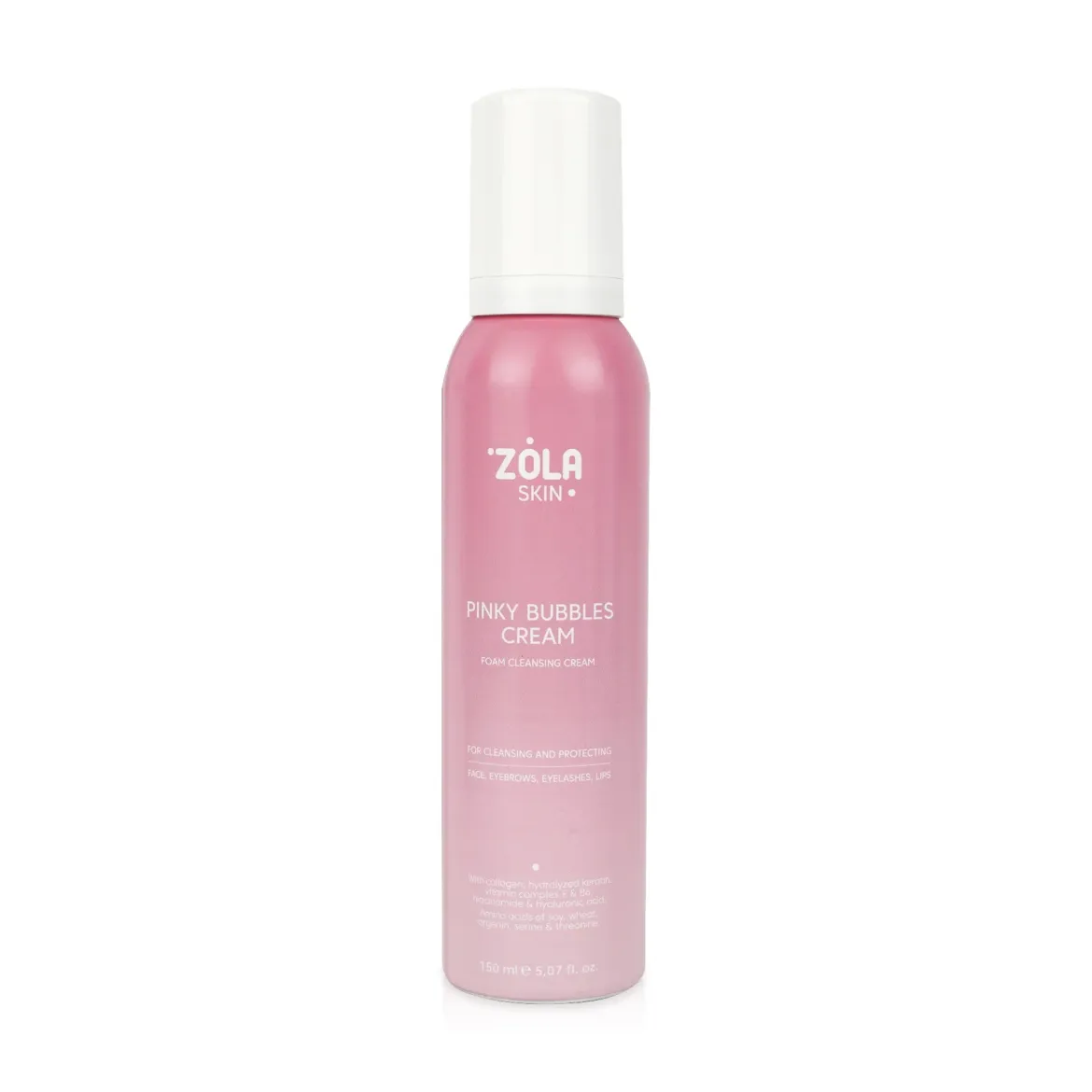 ZOLA Pinky Bubbles очисник брів , вій та губ 150мл