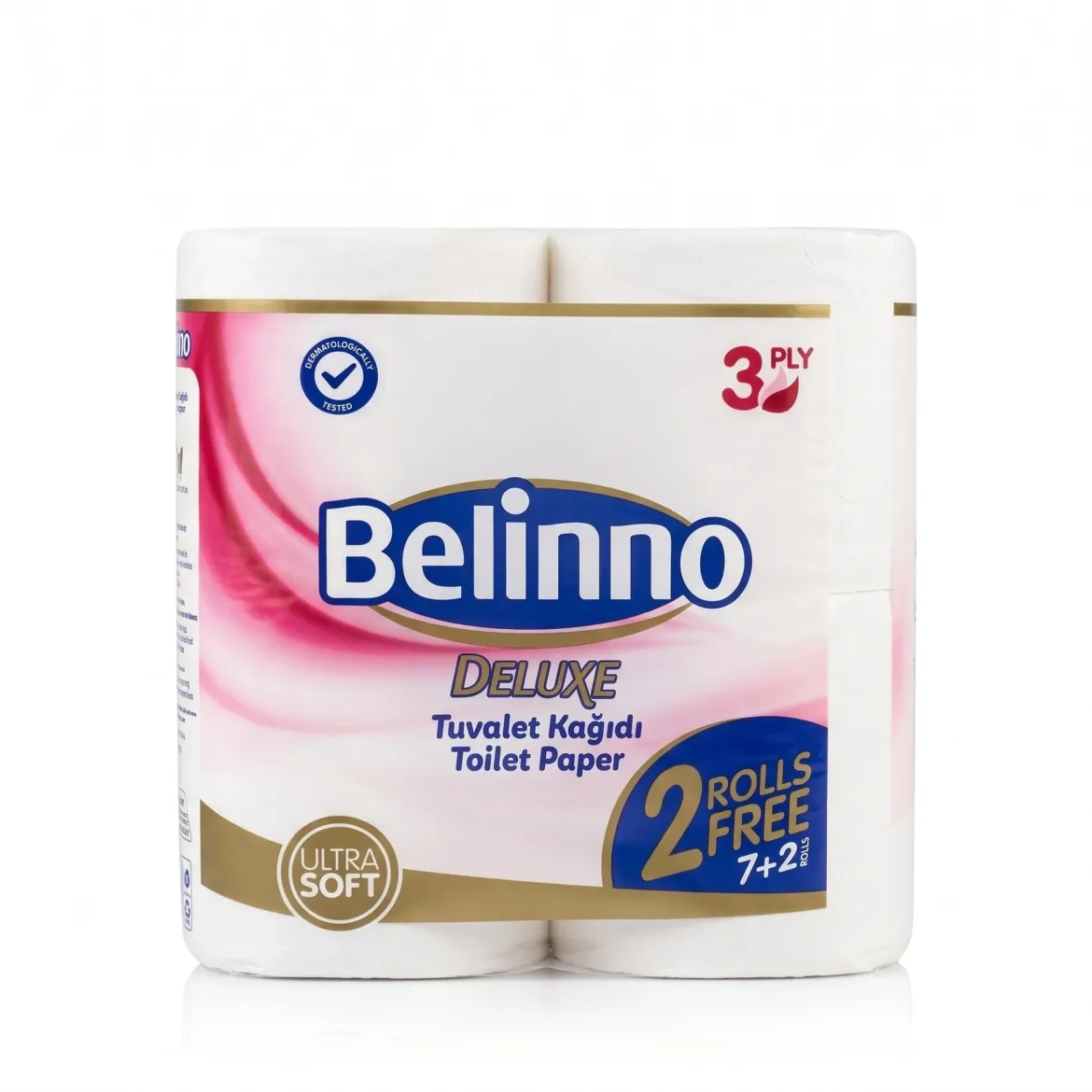 Belinno DELUXE туалетний папір 3 шари 7+2 шт.
