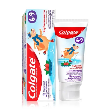 Colgate дитяча зубна паста 6-9 років ніжна м'ята 50мл