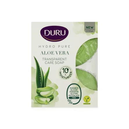 Duru Hydro Pure мило з екстрактом алое вера 135г 2 шт.