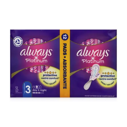 Always Platinum прокладки Day&Night 12 шт.