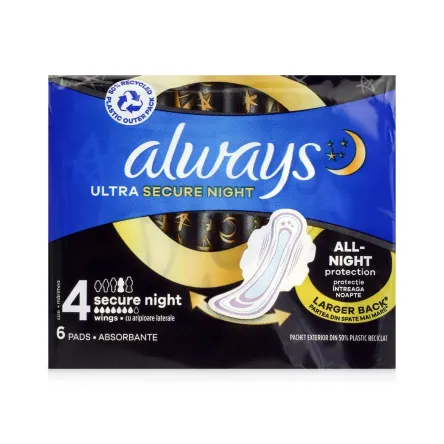Always Ultra прокладки secure night 6 шт.