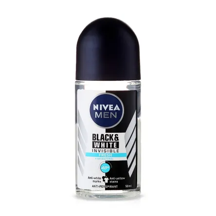 Nivea антиперспірант кульковий чол Black & White Fresh 50мл
