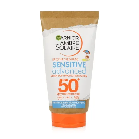 Garnier Ambre Solaire сонцезахисний лосьйон Baby для чутливої шкіри SPF50 50мл