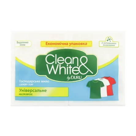 Duru Clean&White господарське мило універсальне 120г 4 шт.